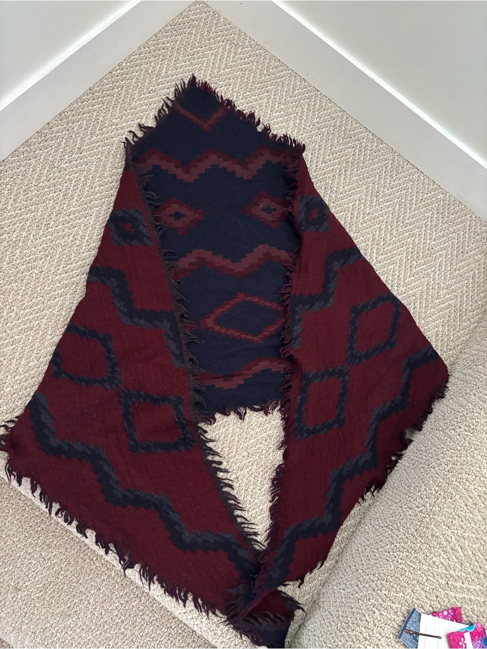 Wilfred 100% wool scarf/shawl